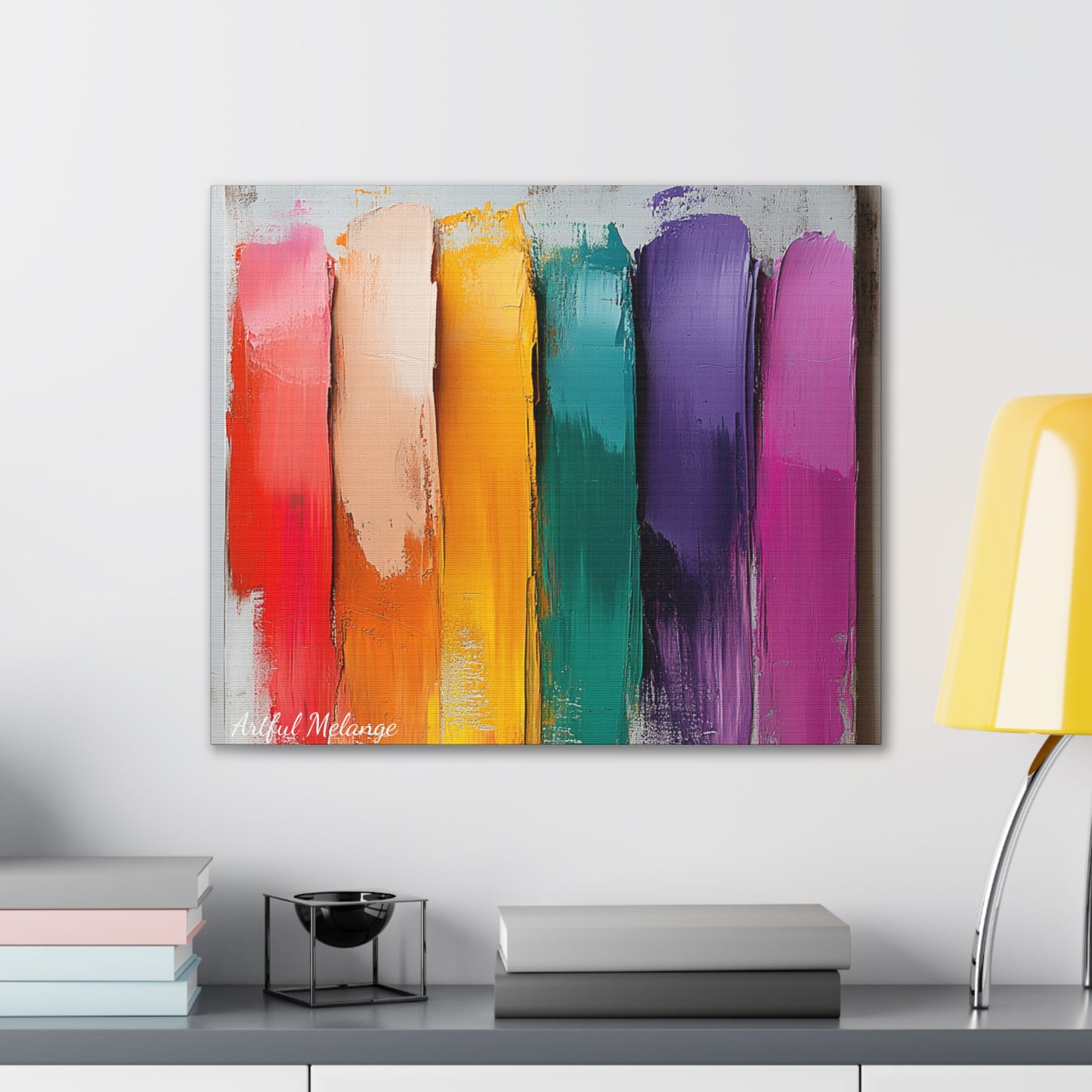 Acrylic Abstract Canvas Print - Richly Textured Artistry