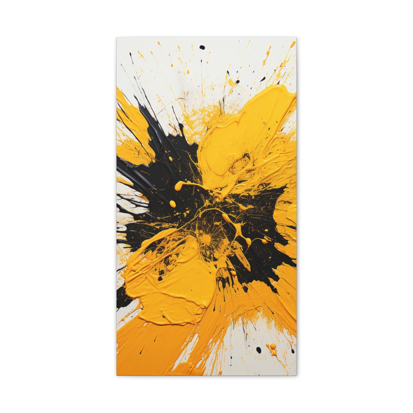Acrylic Abstract Canvas Print - Richly Textured Artistry