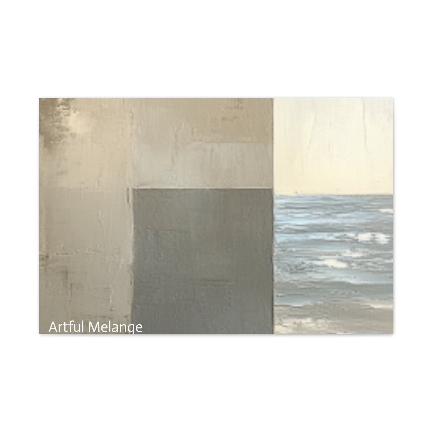 Acrylic Abstract Canvas Print - Richly Textured Artistry