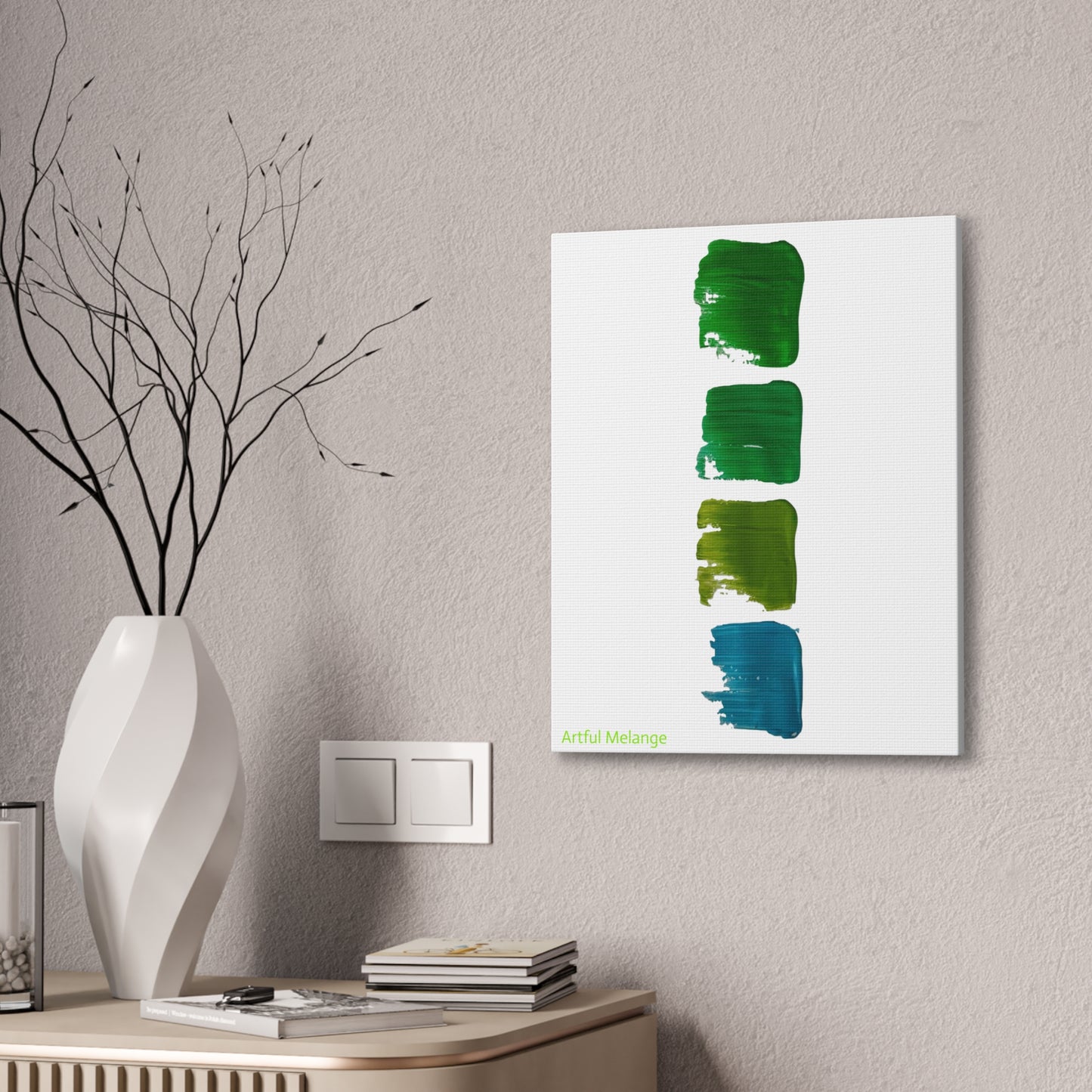 Acrylic Abstract Canvas Print - Richly Textured Artistry