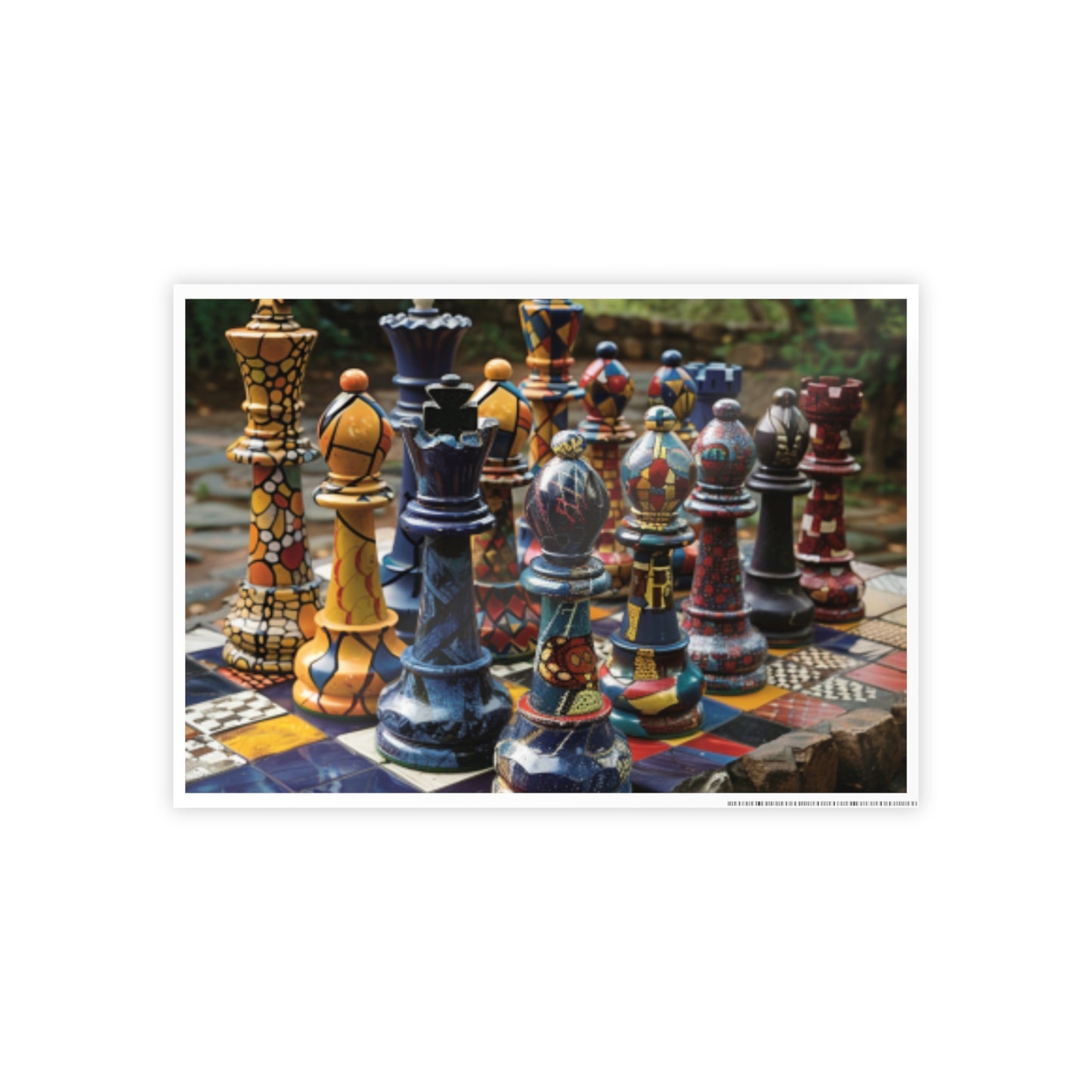 Grandmaster Majesty- Chess Set Poster Print Series