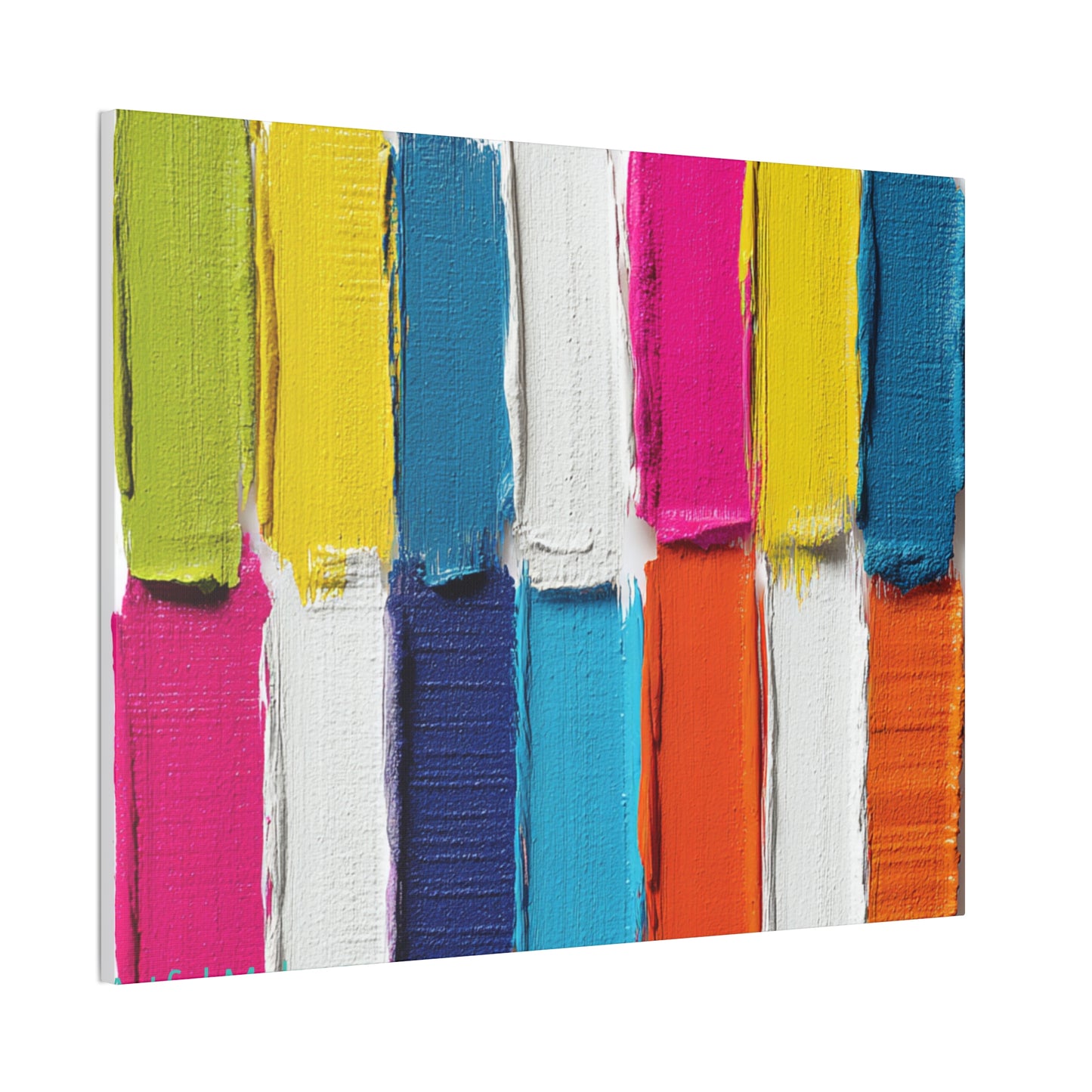 Acrylic Abstract Canvas Print - Richly Textured Artistry