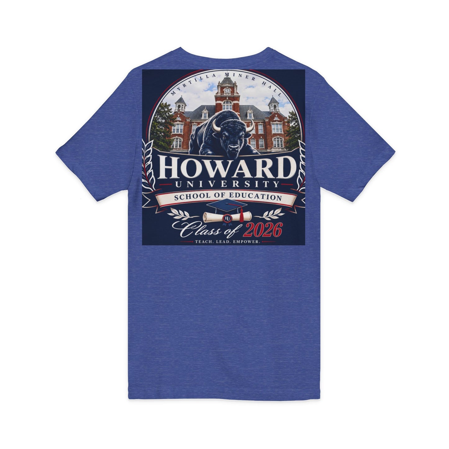 Howard University Class of 2026 Unisex V-Neck T-Shirt | The Mecca Incoming Class Tee