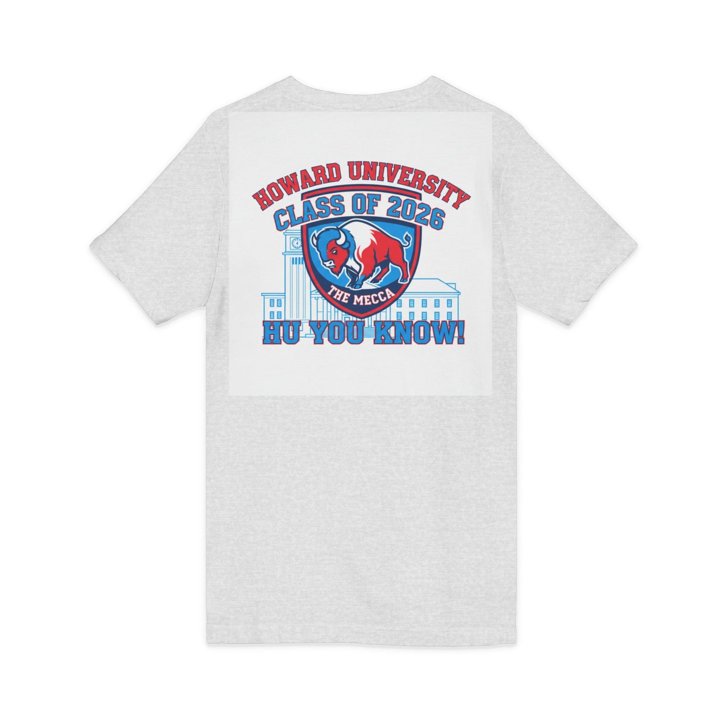 Howard University Class of 2026 Unisex V-Neck T-Shirt | The Mecca Incoming Class Tee