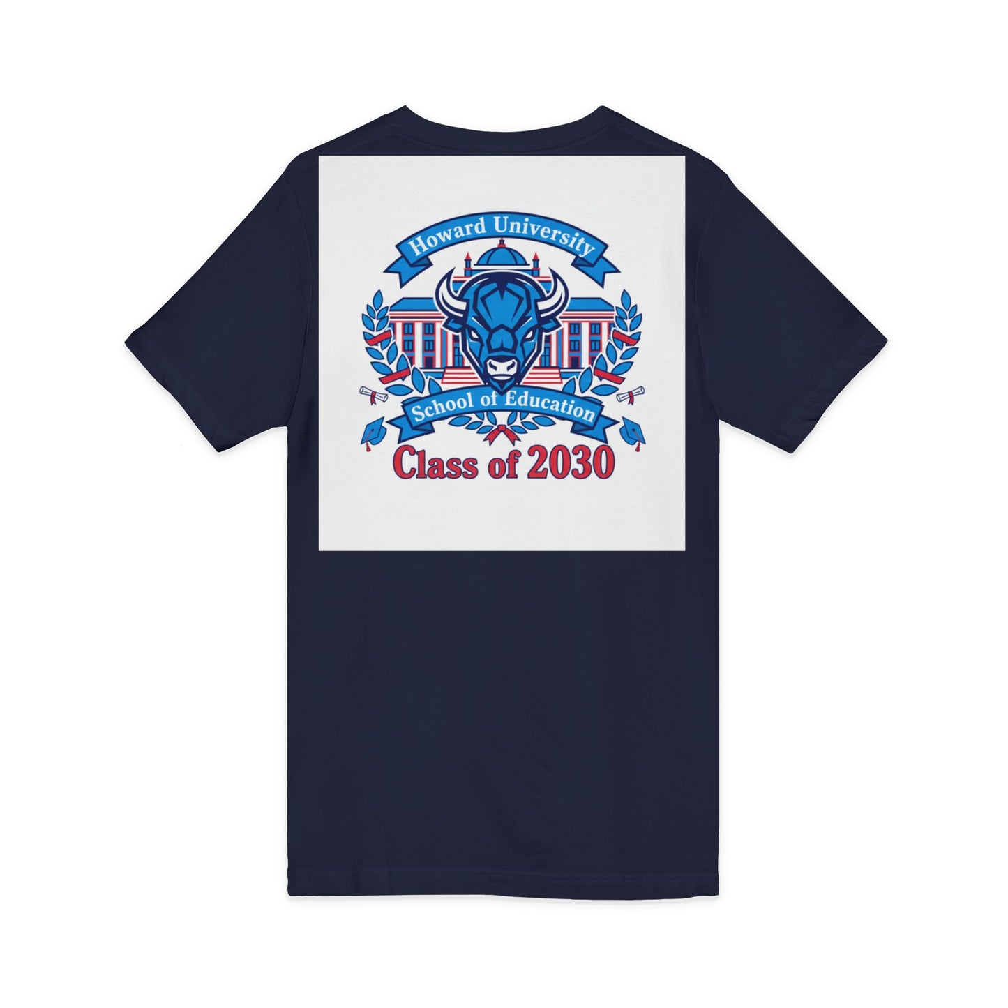 Howard University Class of 2030 Unisex V-Neck T-Shirt | The Mecca Incoming Class Tee