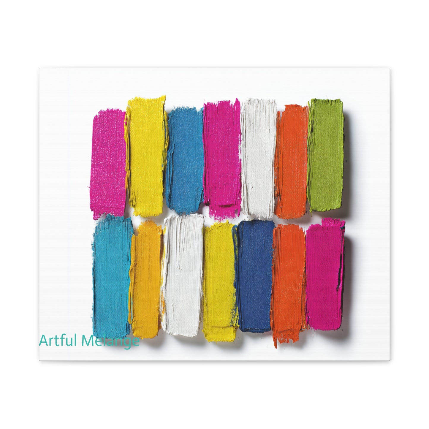 Acrylic Abstract Canvas Print - Richly Textured Artistry