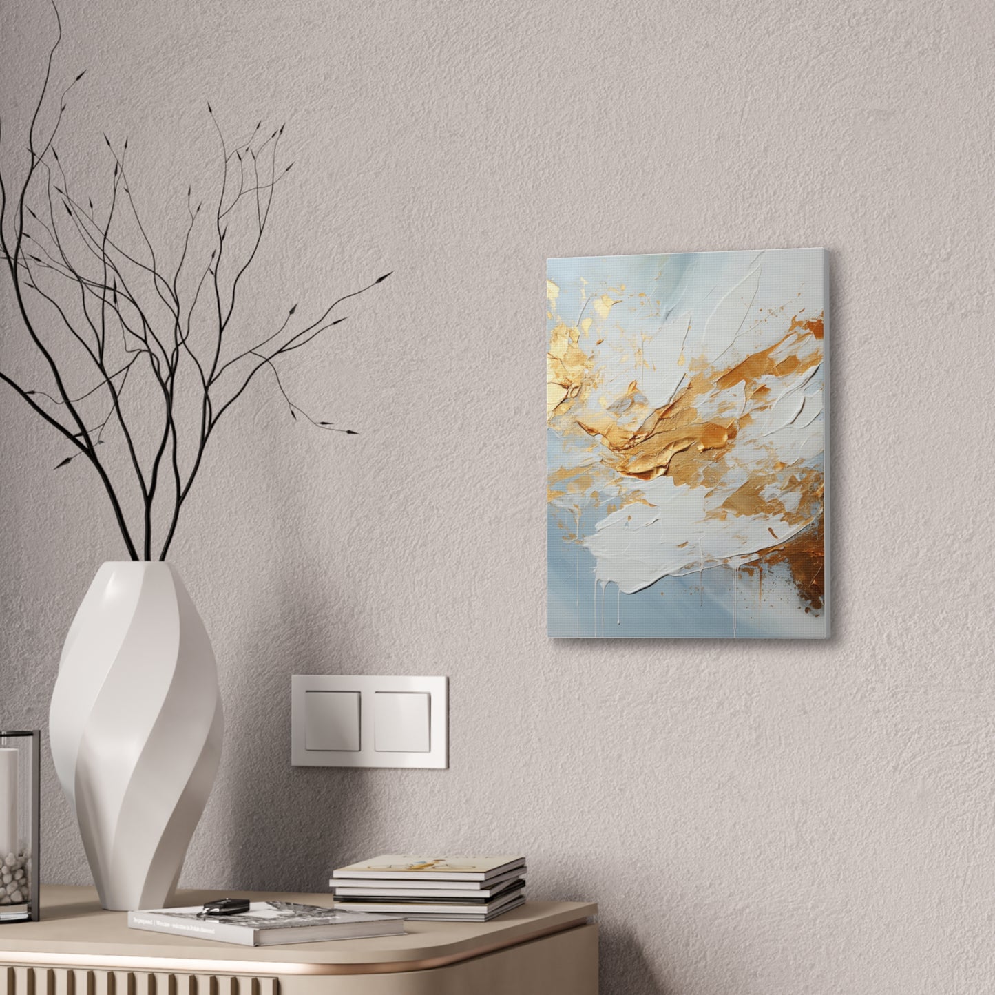 Acrylic Abstract Canvas Print - Richly Textured Artistry