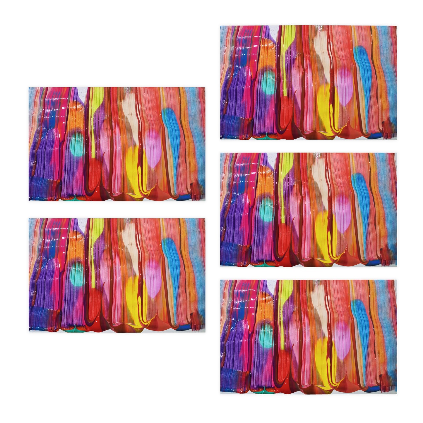 Elegance in Ink:  Abstract Art Note Card Set(5-Pack)
