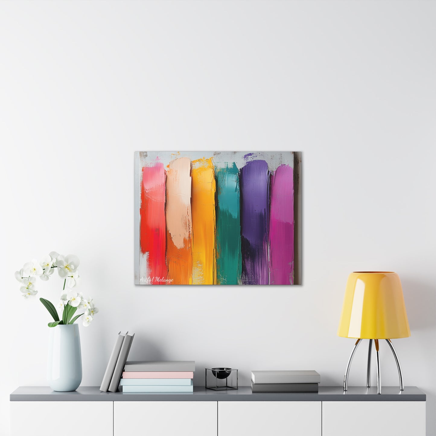 Acrylic Abstract Canvas Print - Richly Textured Artistry