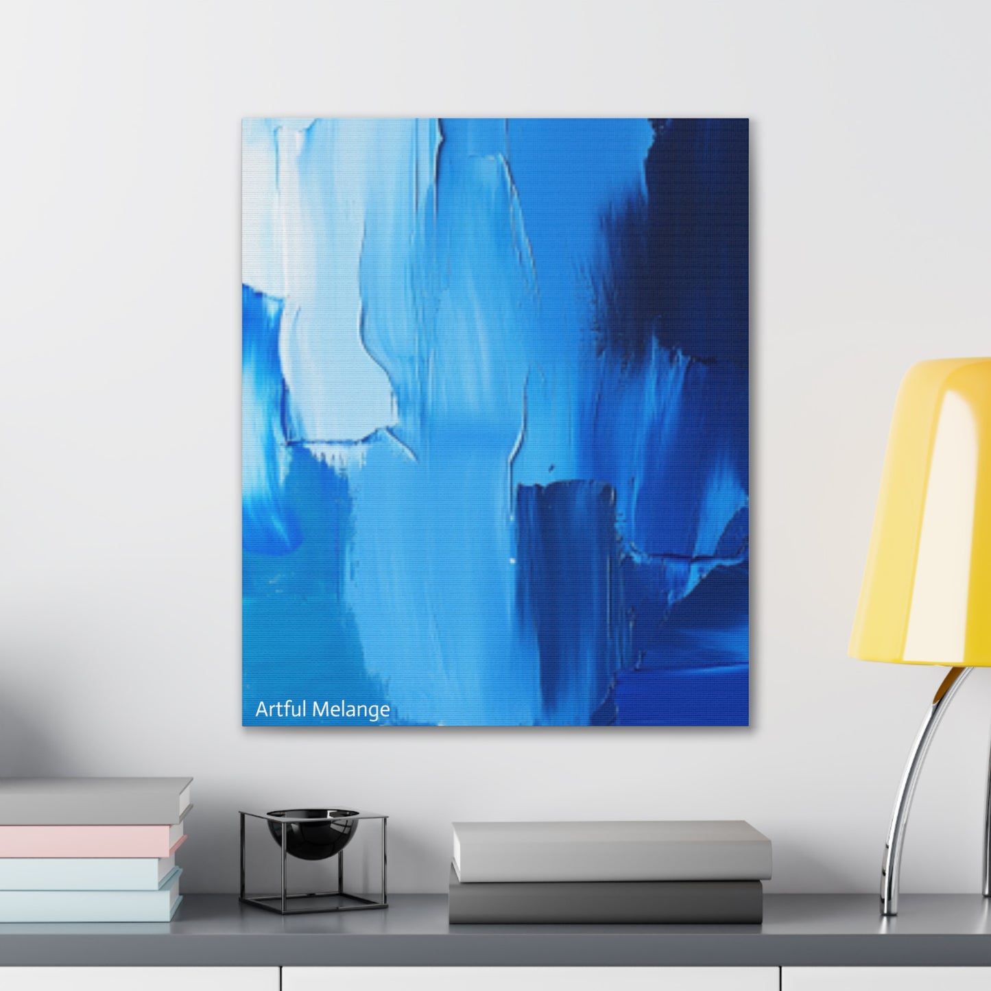 Acrylic Abstract Canvas Print - Richly Textured Artistry