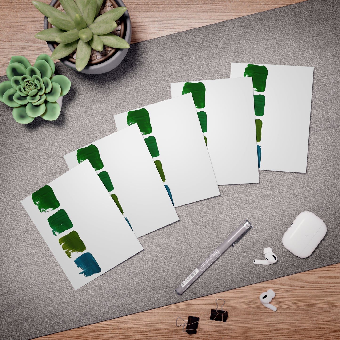 Elegance in Ink:  Abstract Art Note Card Set(5-Pack)