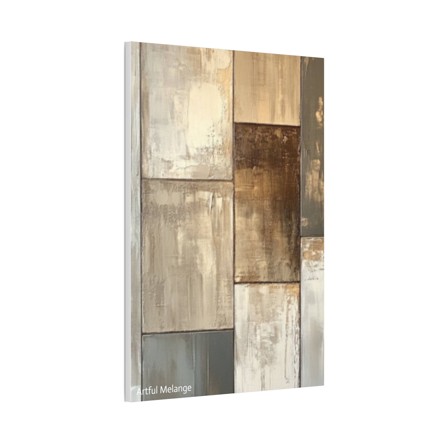 Acrylic Abstract Canvas Print - Richly Textured Artistry