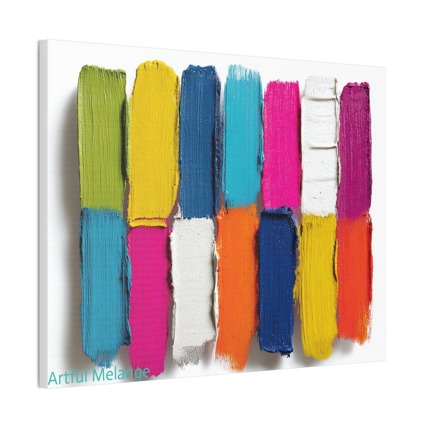 Acrylic Abstract Canvas Print - Richly Textured Artistry