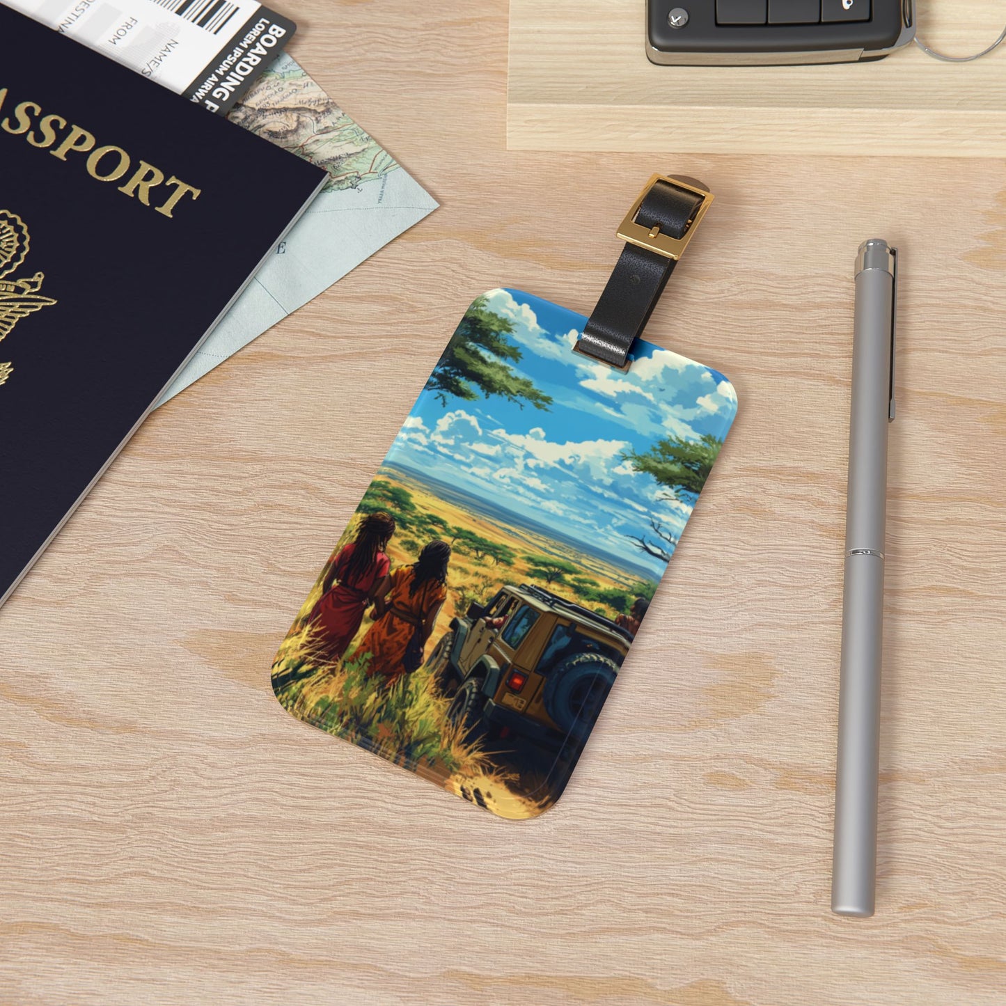 Art Voyage Sisters That Travel Luggage Tag Collection