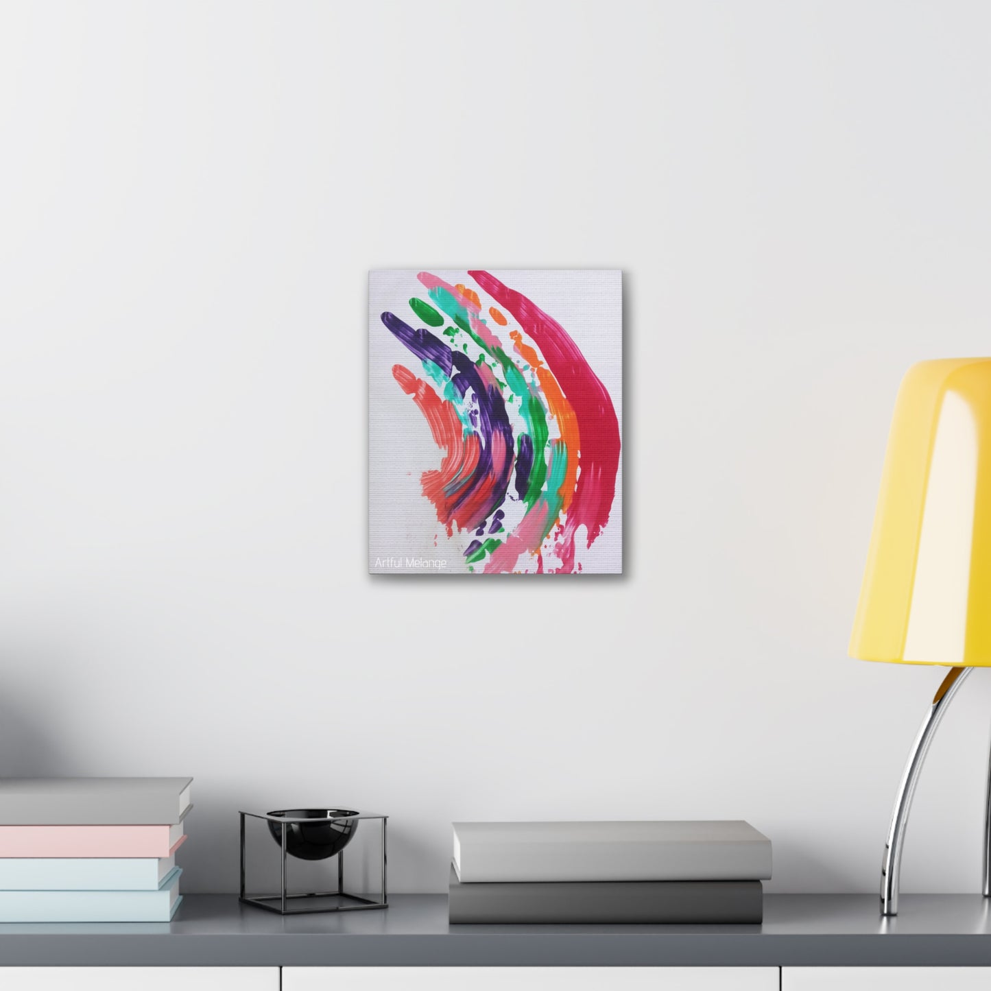 Primary Elegance: A Symphony of Sophistication Canvas Print