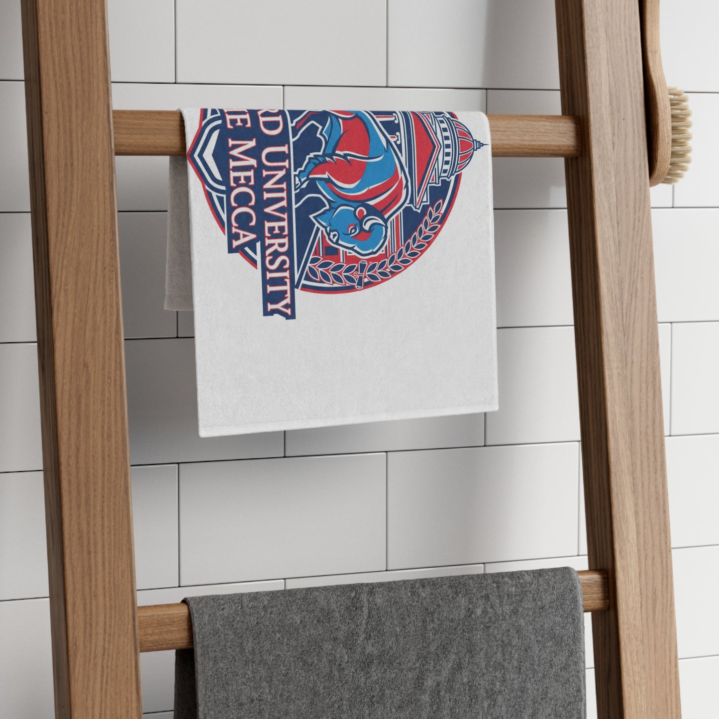 Howard University Bison Pride Rally Towel – HBCU Spirit Game Day Essential/The Mecca 11" x 18"
