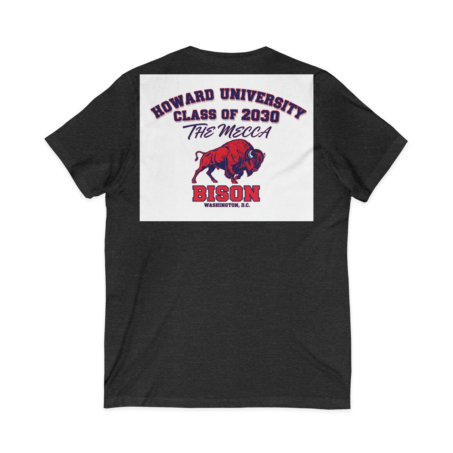Howard University Class of 2030 Unisex V-Neck T-Shirt | The Mecca Incoming Class Tee