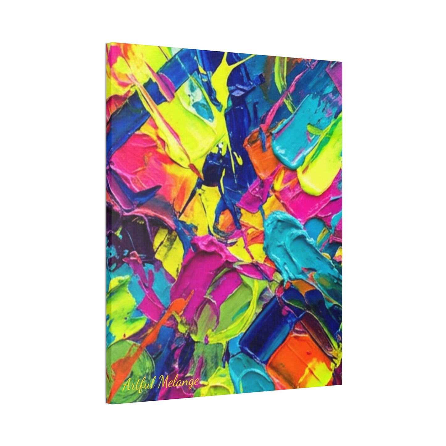 Acrylic Abstract Canvas Print - Richly Textured Artistry