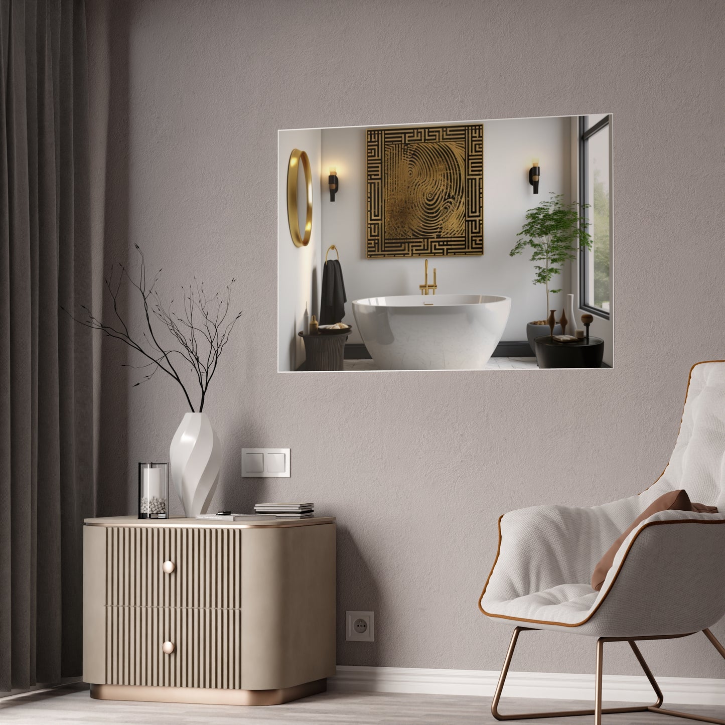 Cultural Elegance Bathscapes Poster Art