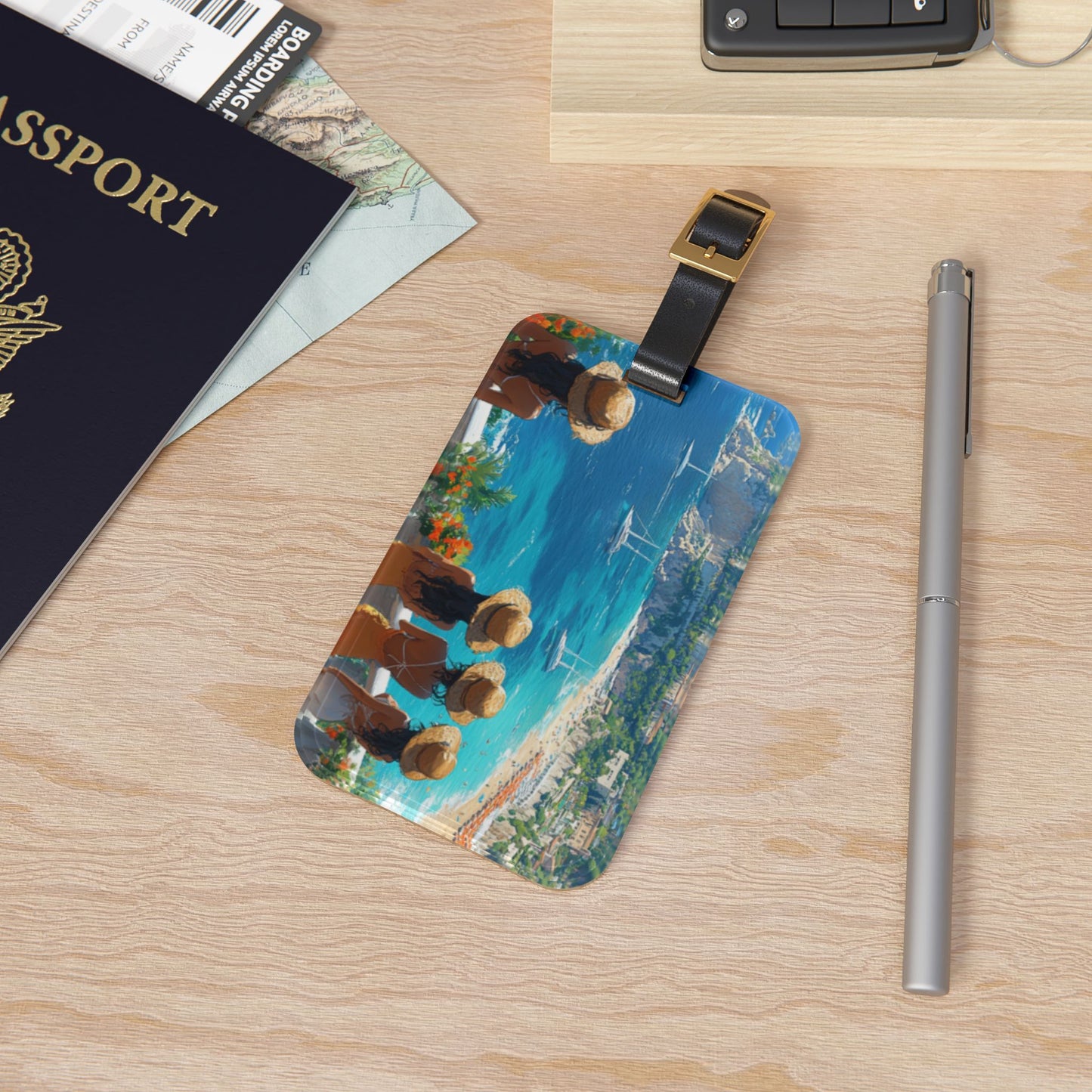 Art Voyage Sisters That Travel Luggage Tag Collection
