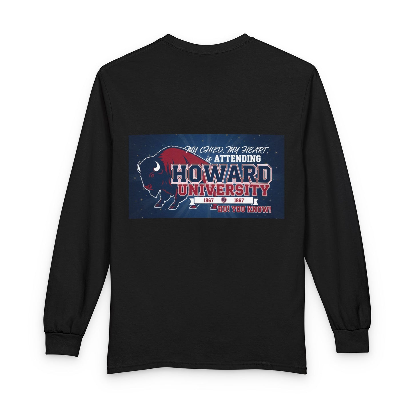 Howard University Pride Family Statement/Unisex Long Sleeve T-Shirt 6
