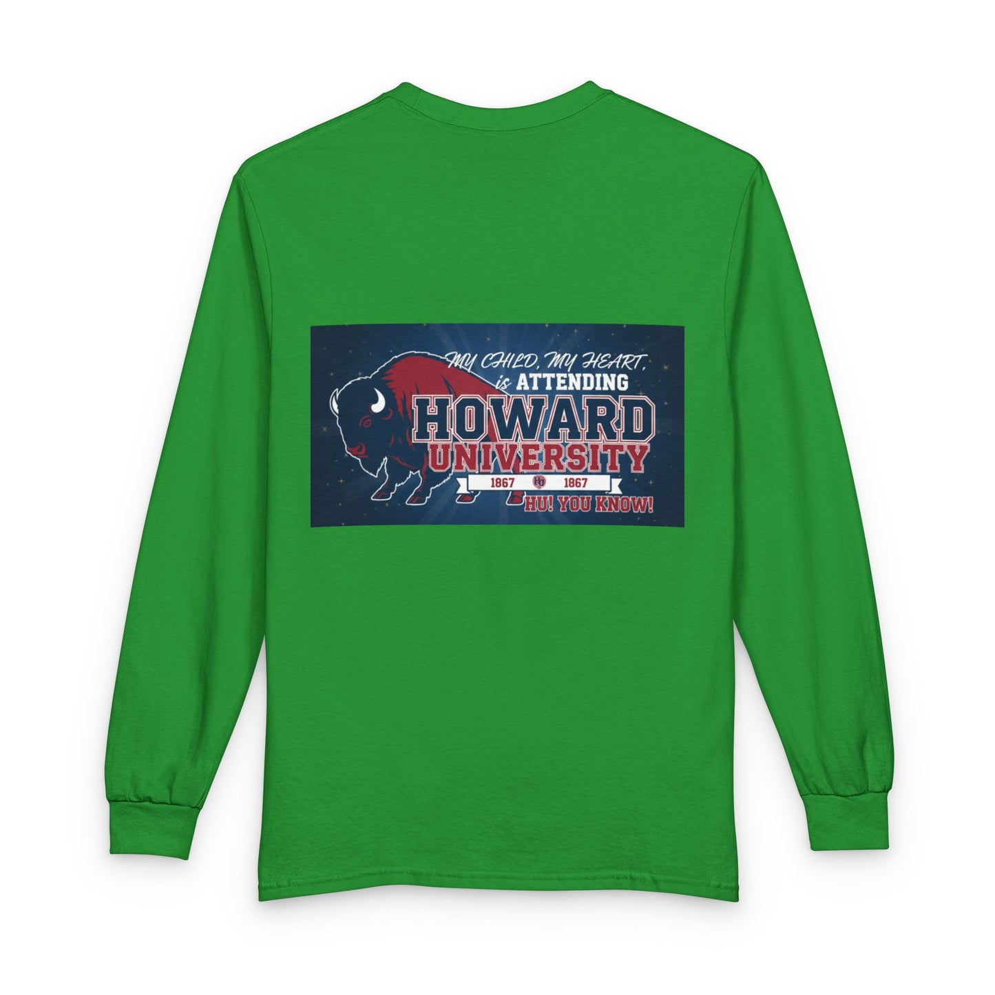 Howard University Pride Family Statement/Unisex Long Sleeve T-Shirt 6