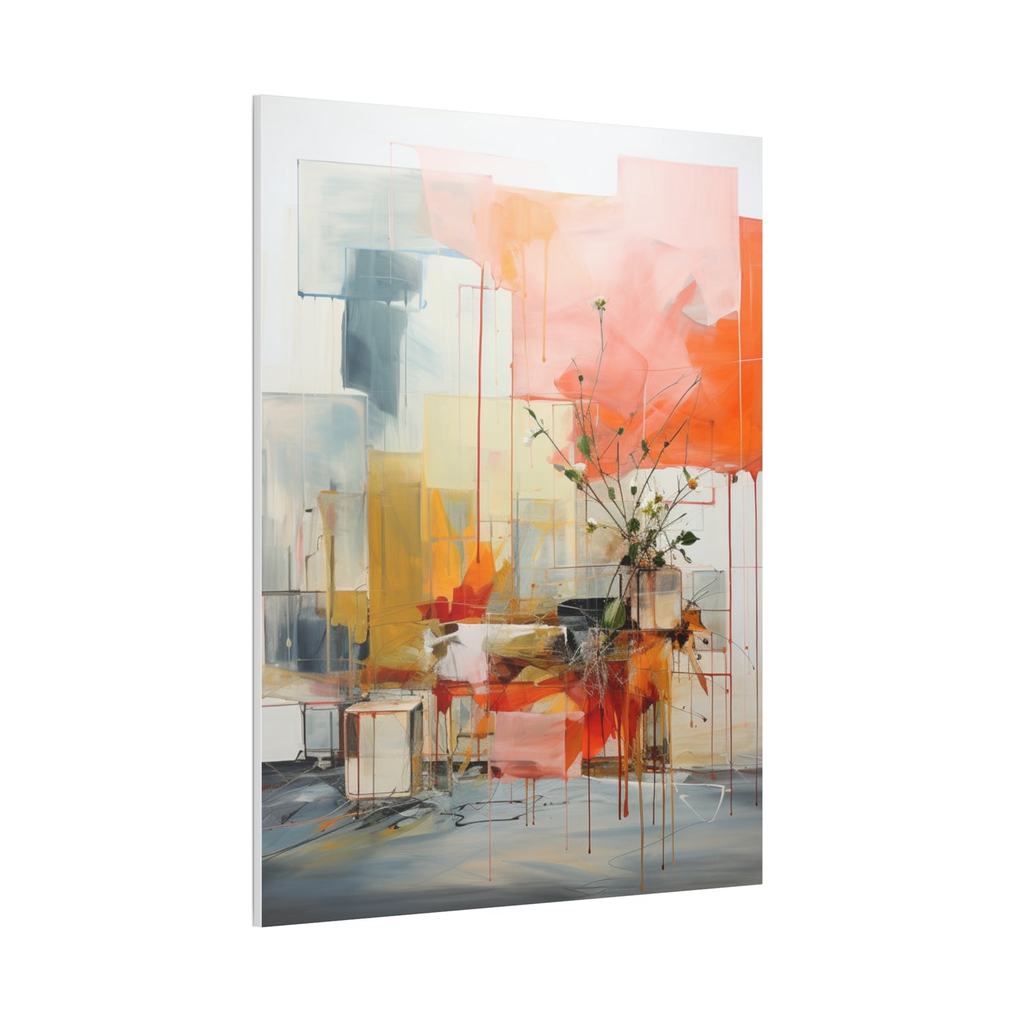 Timeless Elegance: Refined Muted Hues Canvas Print for Sophisticated Living Spaces