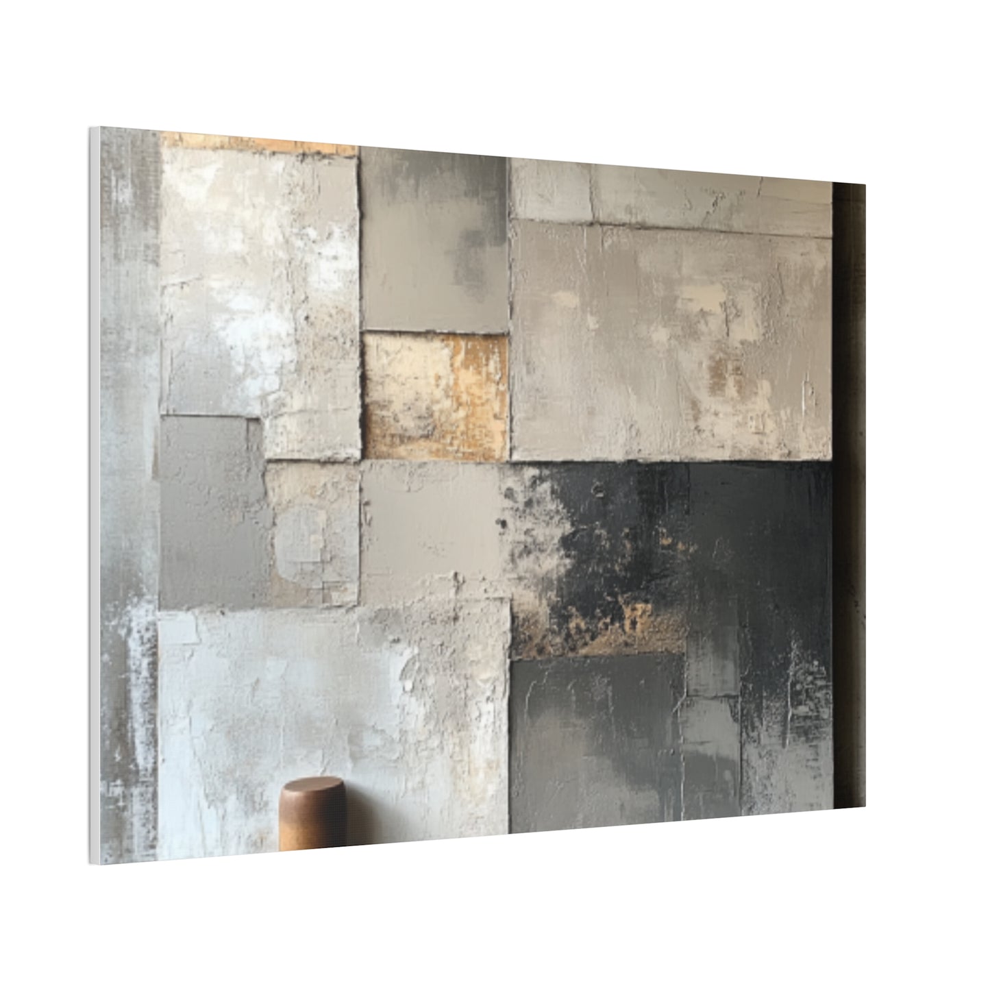 Acrylic Abstract Canvas Print - Richly Textured Artistry