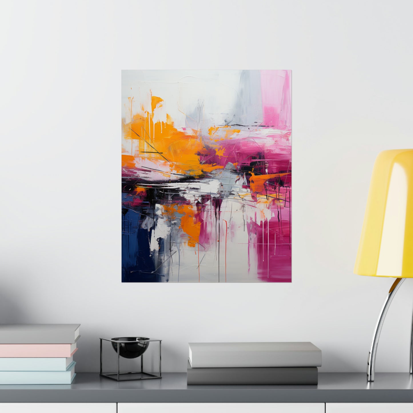Radiant Harmony Matte Vertical Canvas Poster