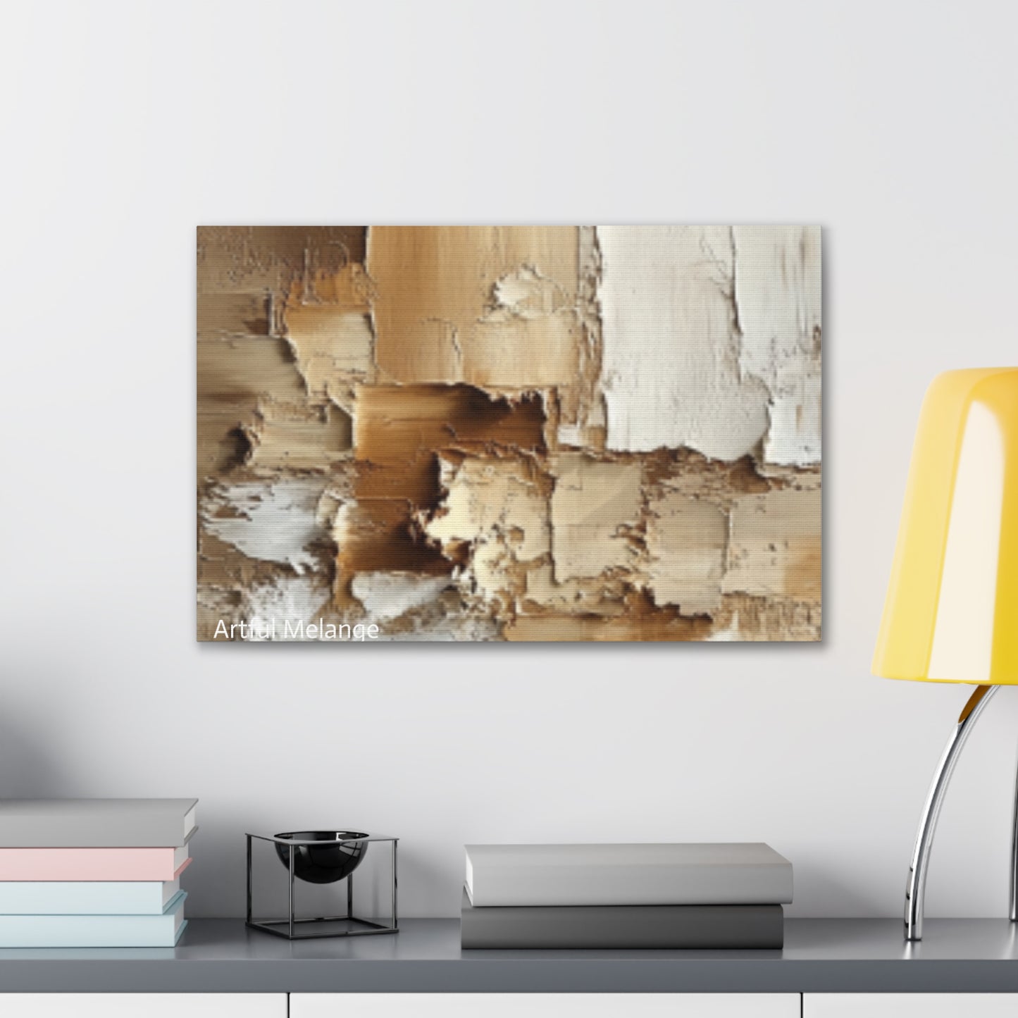 Acrylic Abstract Canvas Print - Richly Textured Artistry