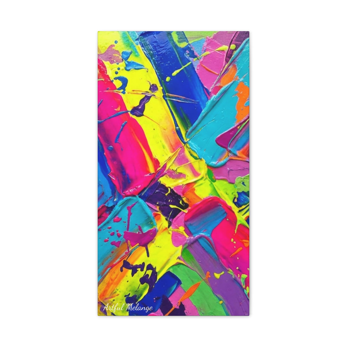 Acrylic Abstract Canvas Print - Richly Textured Artistry