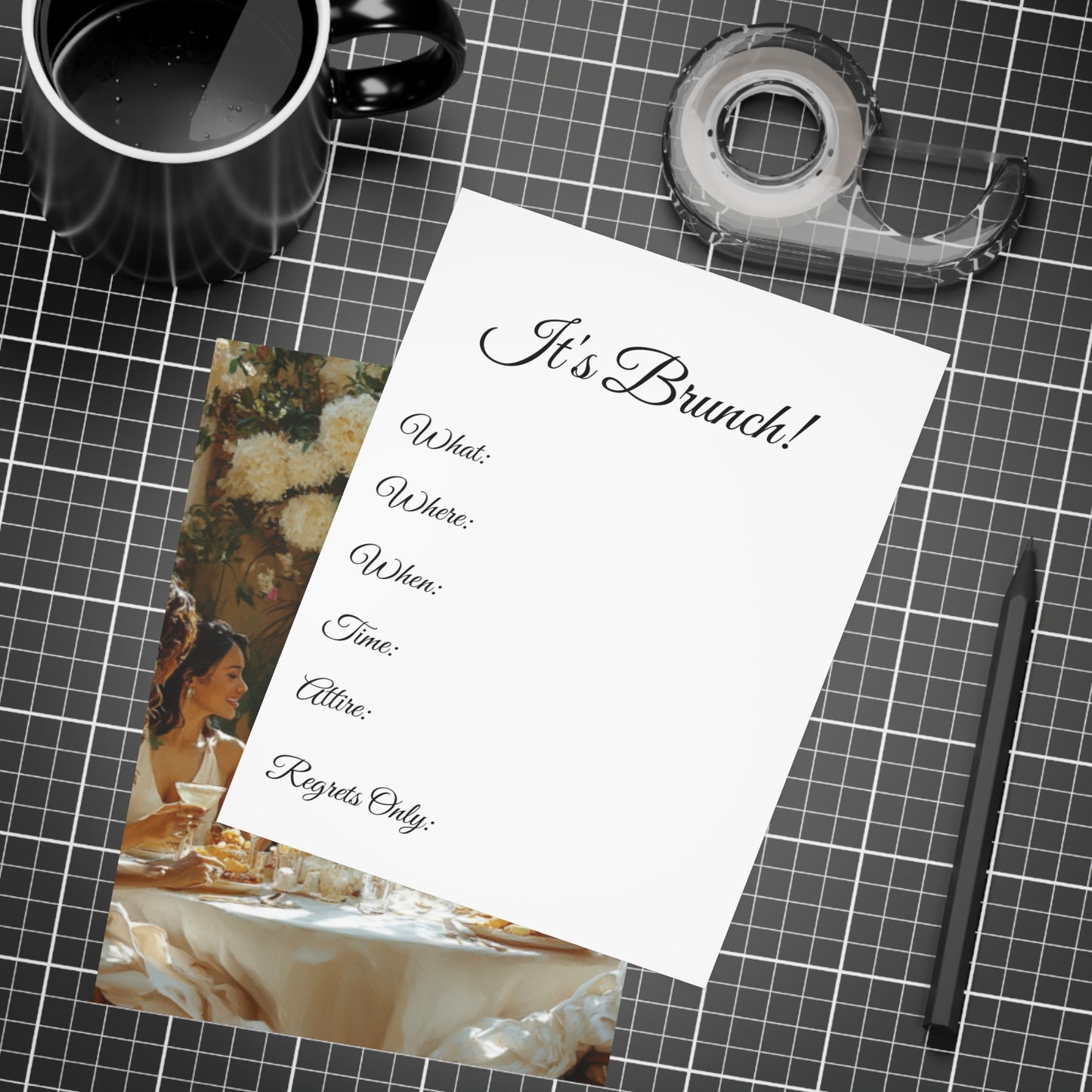 Brunch and Bliss  Invitation Bundles (envelopes included)