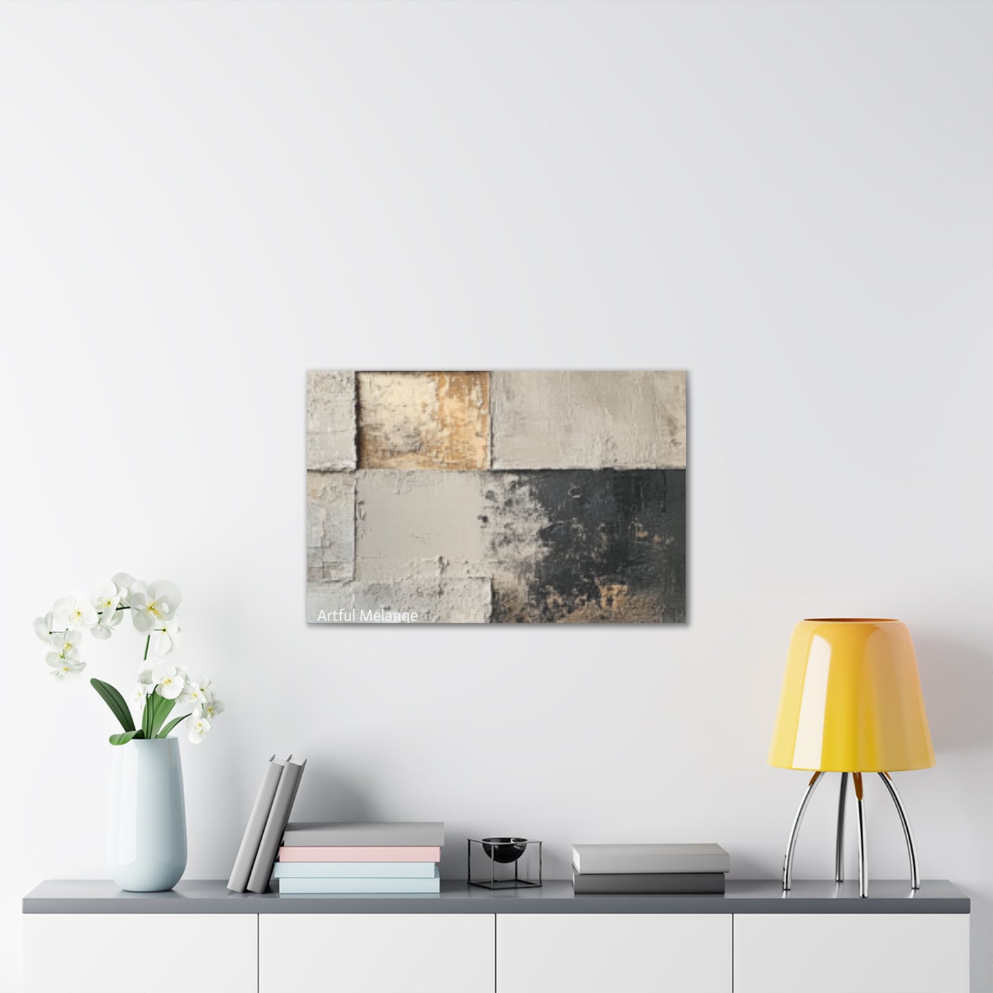 Acrylic Abstract Canvas Print - Richly Textured Artistry