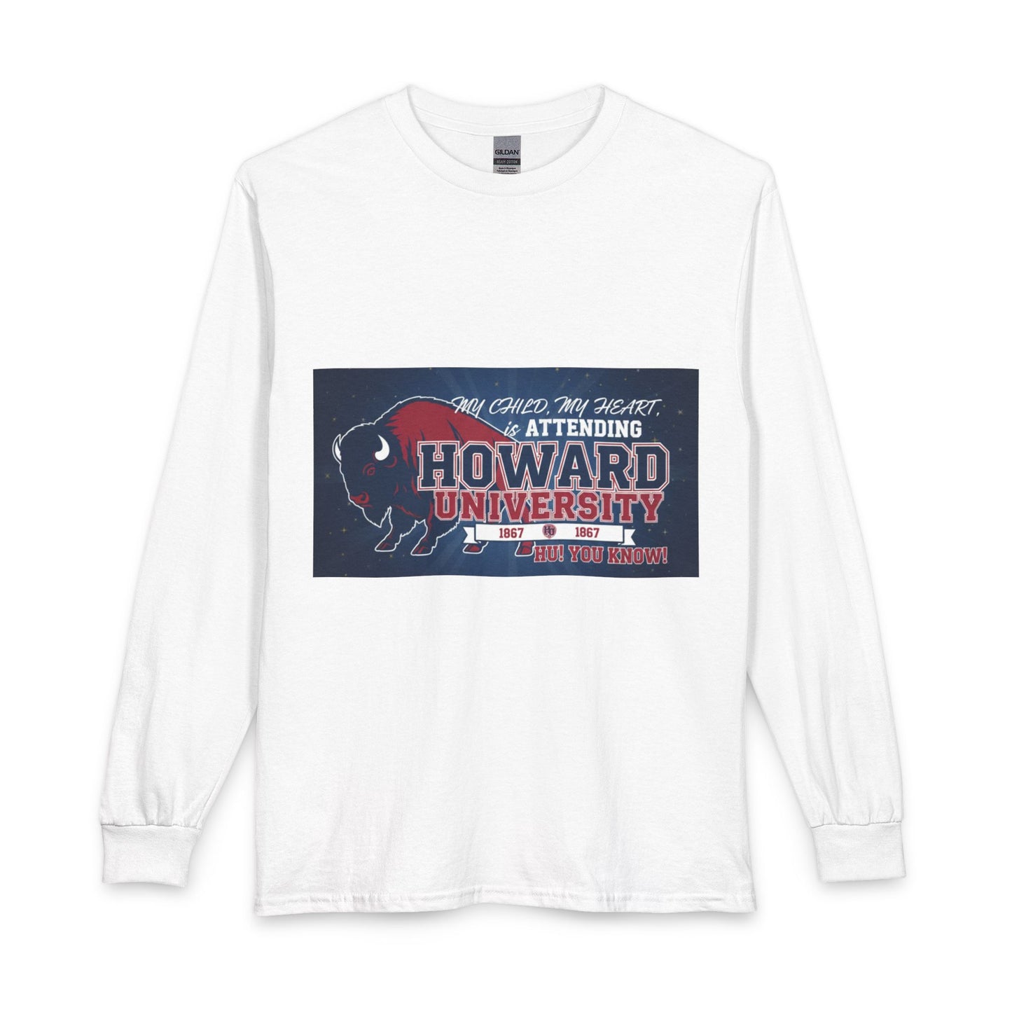 Howard University Pride Family Statement/Unisex Long Sleeve T-Shirt 6