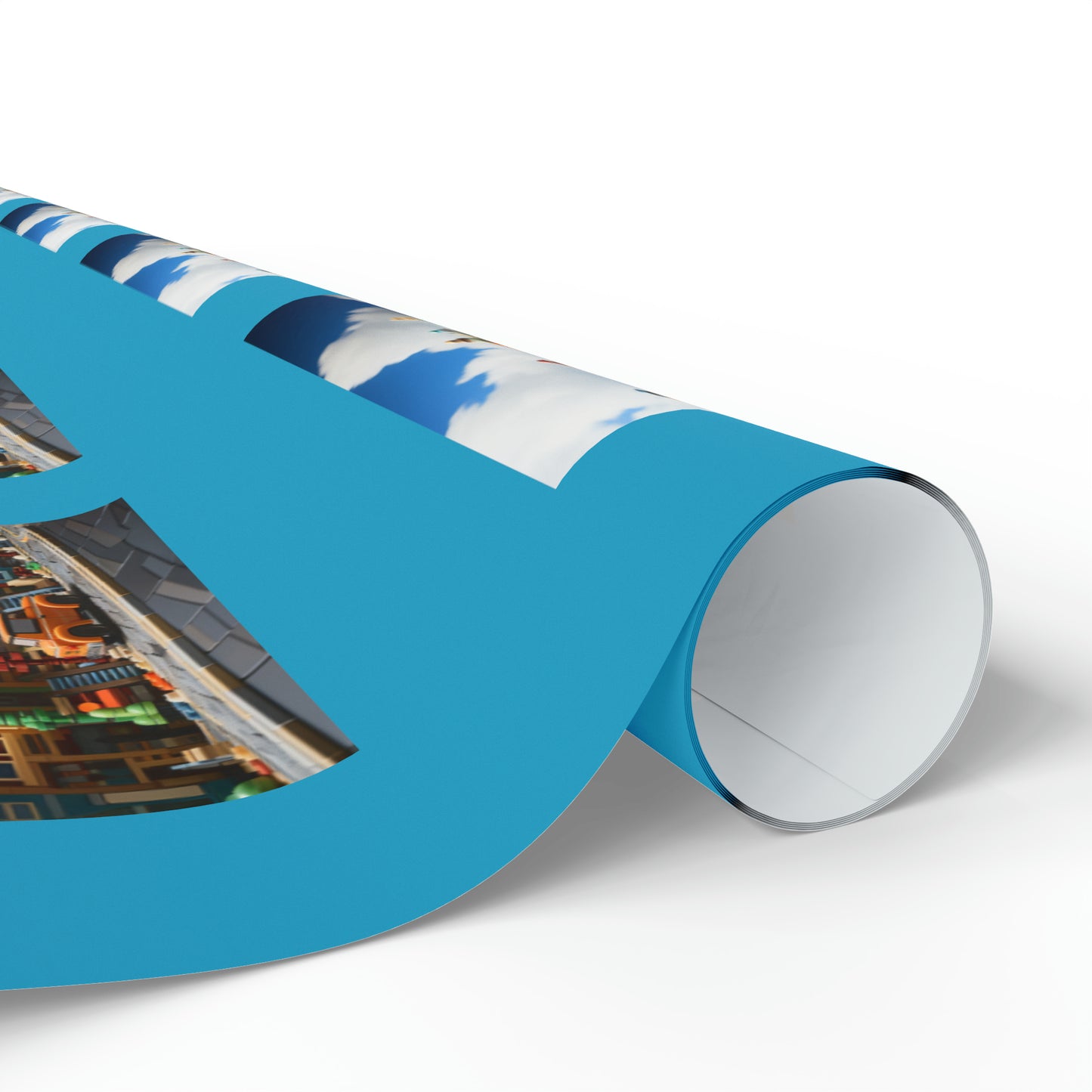 Brickopolis Wonders Children's Wrapping Paper