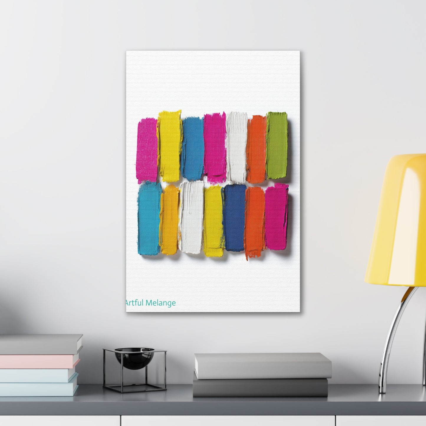Acrylic Abstract Canvas Print - Richly Textured Artistry