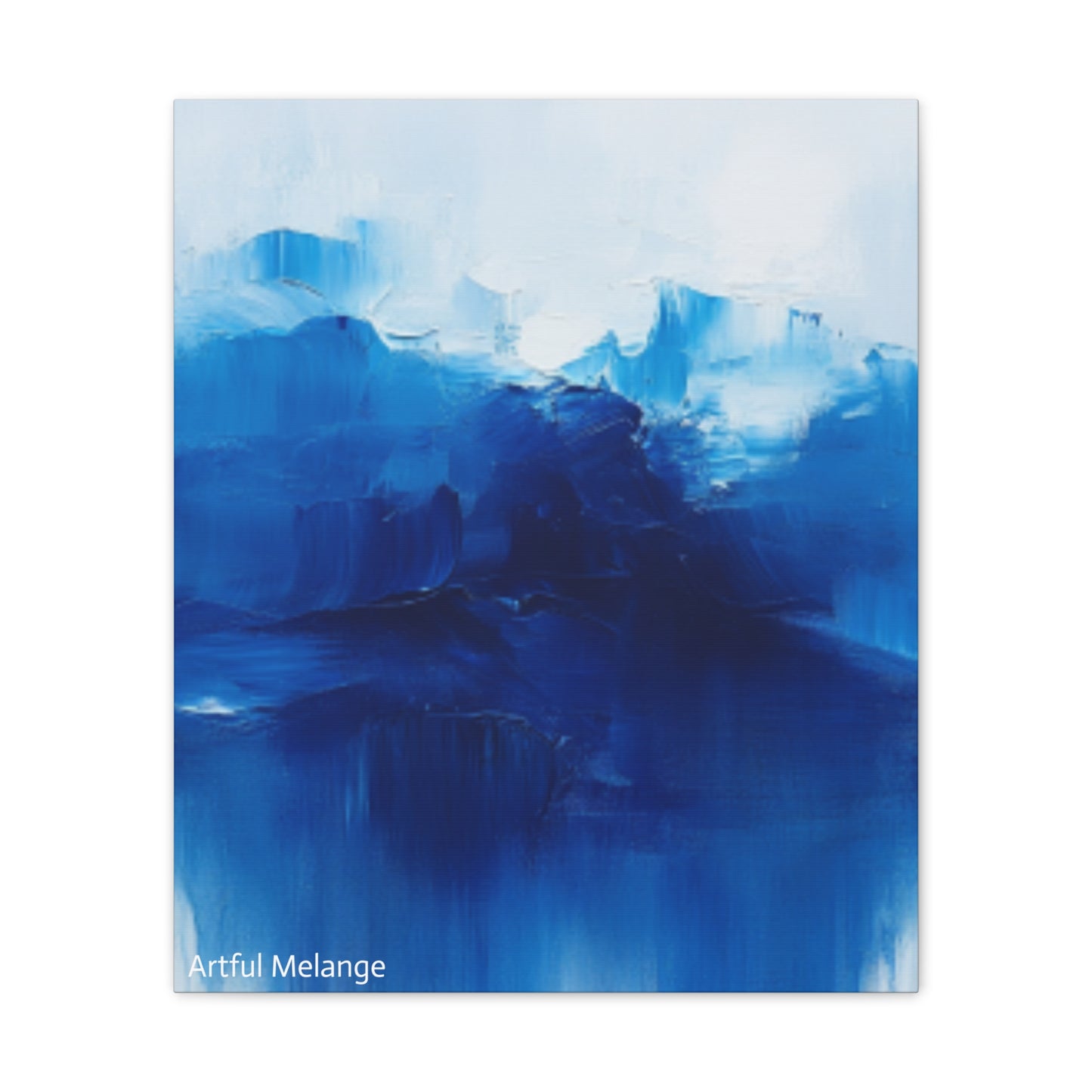 Acrylic Abstract Canvas Print - Richly Textured Artistry