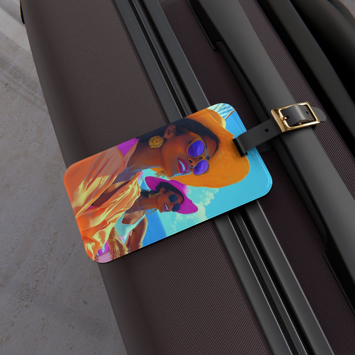 Art Voyage Sisters That Travel Luggage Tag Collection