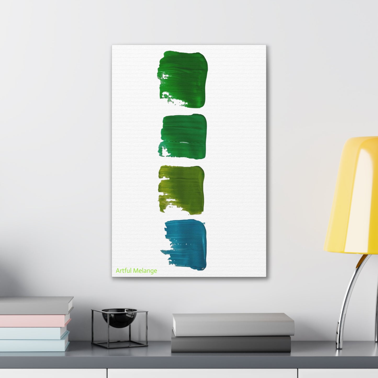 Acrylic Abstract Canvas Print - Richly Textured Artistry