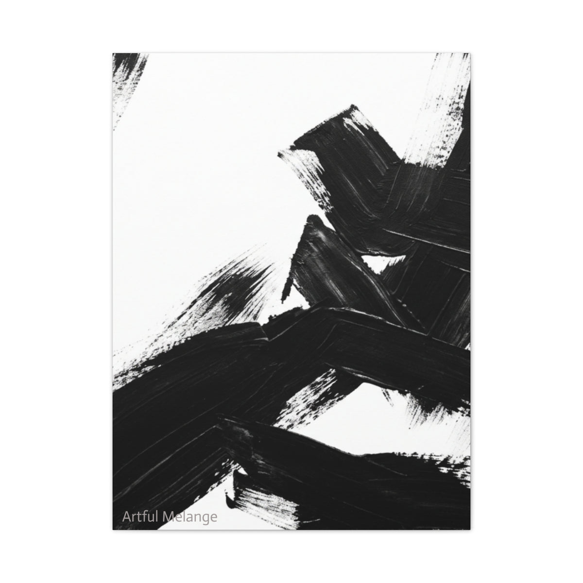 Acrylic Abstract Canvas Print - Richly Textured Artistry