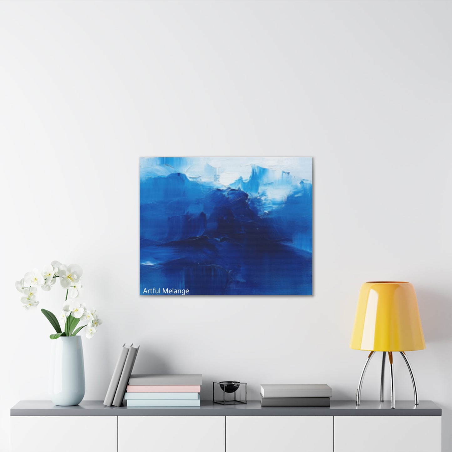 Acrylic Abstract Canvas Print - Richly Textured Artistry