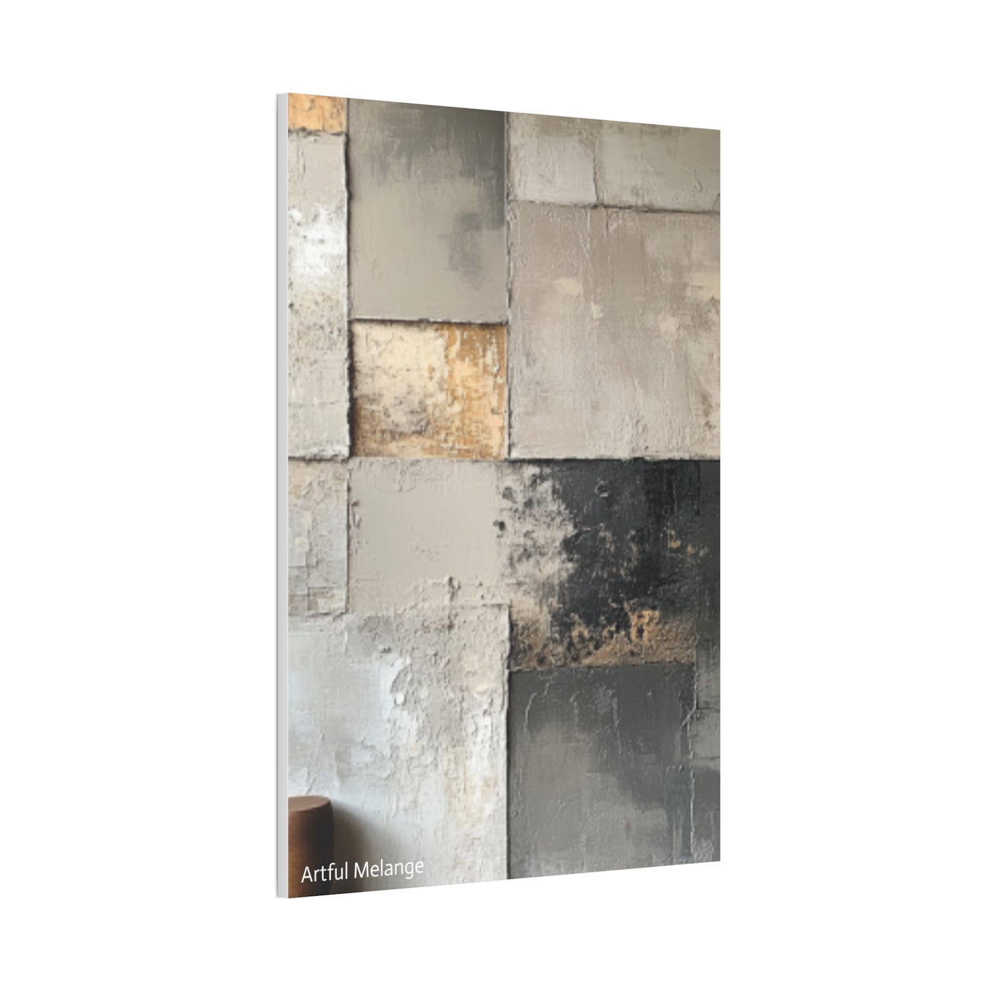 Acrylic Abstract Canvas Print - Richly Textured Artistry