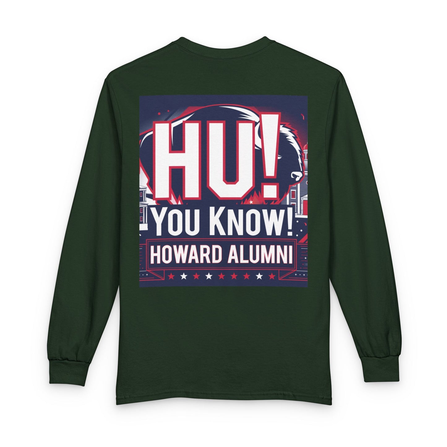 Howard University Heritage Reserve/Unisex Long Sleeve T-Shirt 2