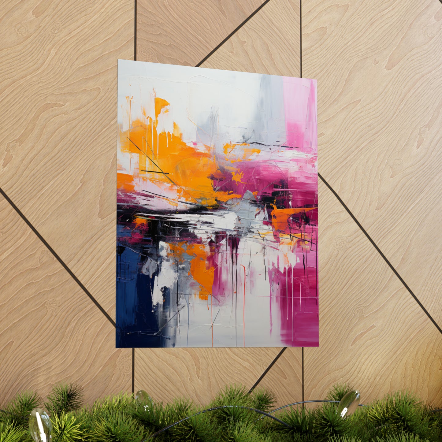 Radiant Harmony Matte Vertical Canvas Poster