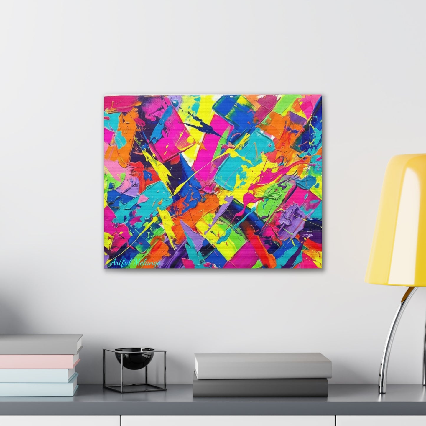 Acrylic Abstract Canvas Print - Richly Textured Artistry