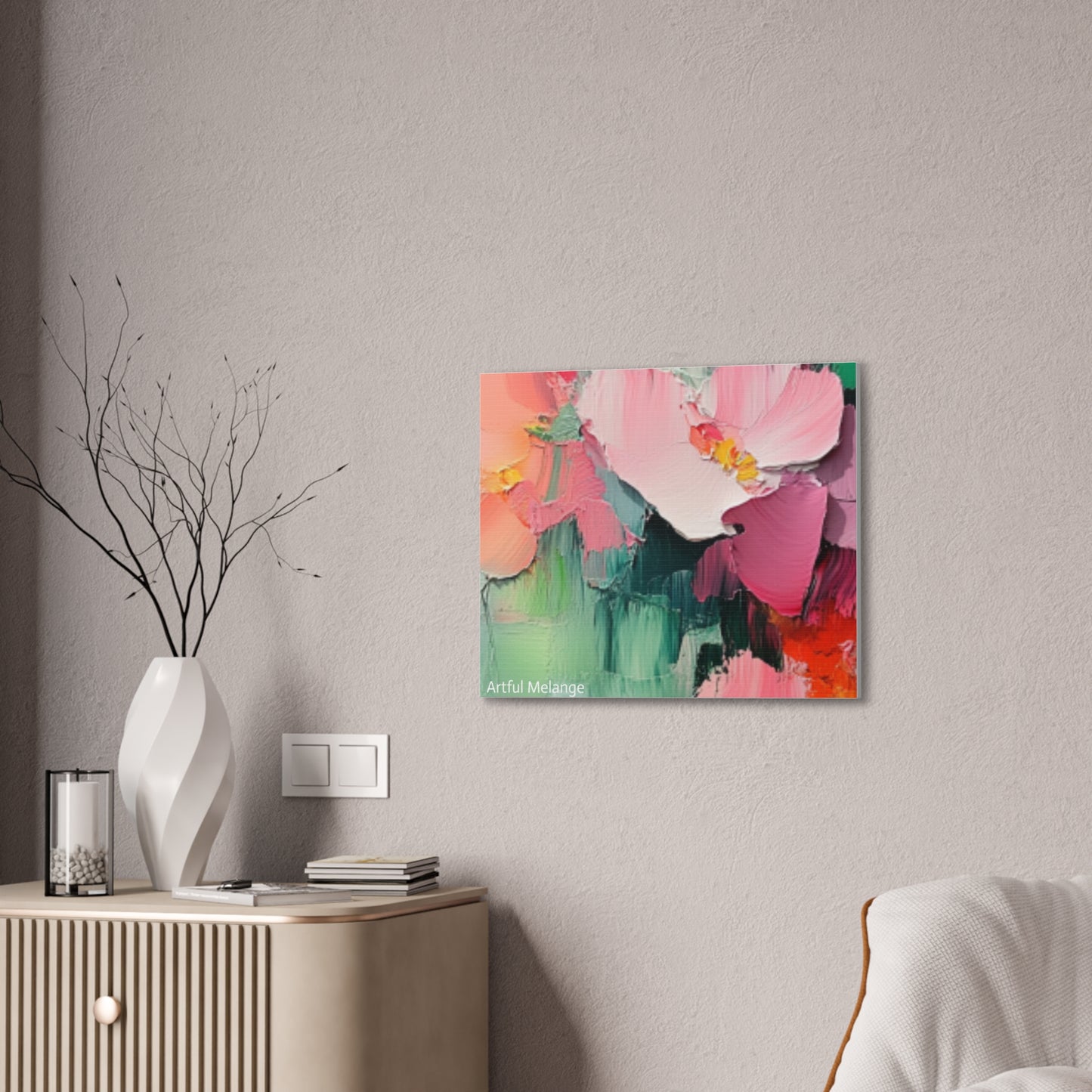 Acrylic Abstract Canvas Print - Richly Textured Artistry