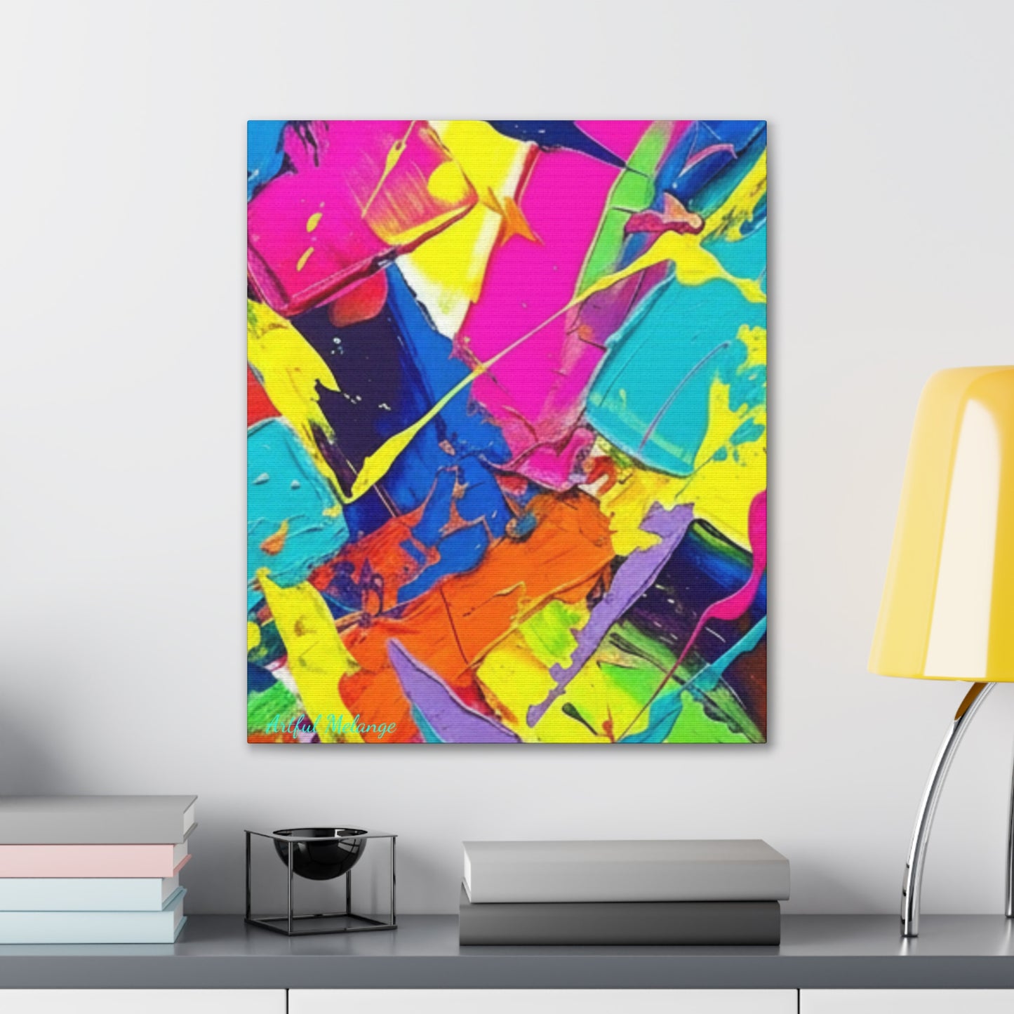Acrylic Abstract Canvas Print - Richly Textured Artistry