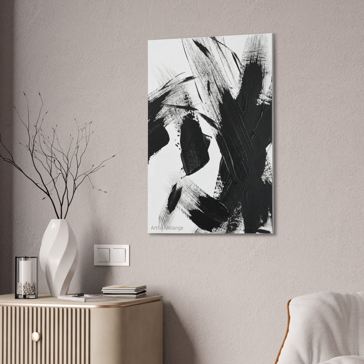 Acrylic Abstract Canvas Print - Richly Textured Artistry