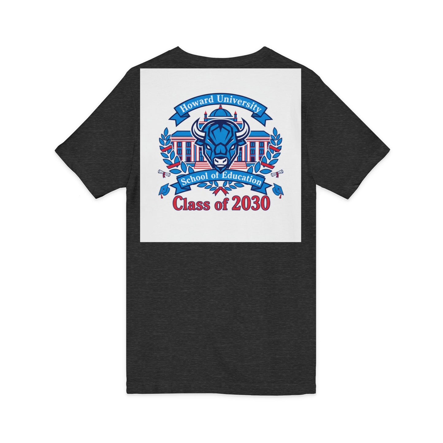 Howard University Class of 2030 Unisex V-Neck T-Shirt | The Mecca Incoming Class Tee