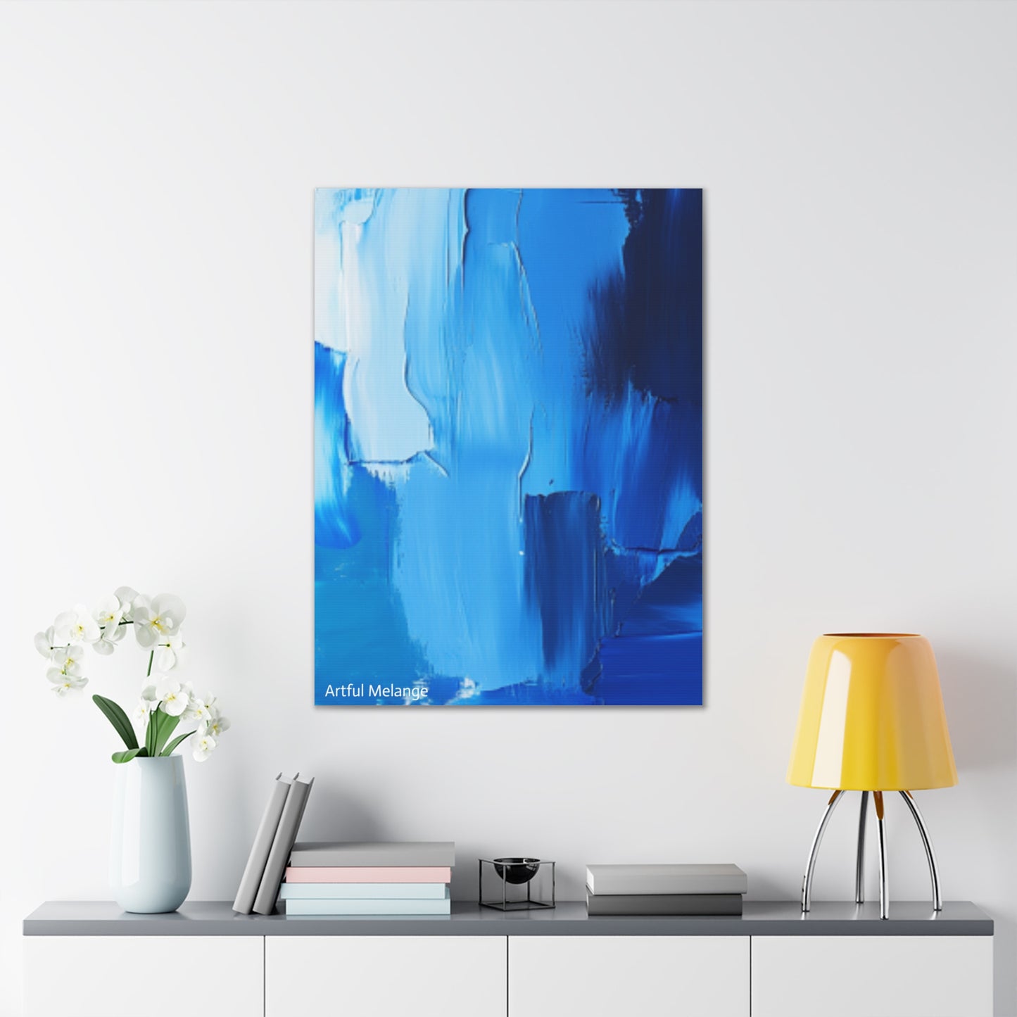 Acrylic Abstract Canvas Print - Richly Textured Artistry